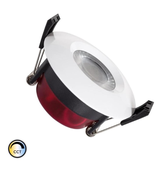 IP65 CCT inbouwspot 8W 2700-6500 Kelvin wit dimbaar zaagmaat 70mm