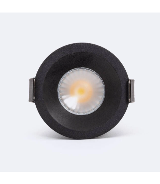 Spot led 55mm IP44 noir 7W dimmable