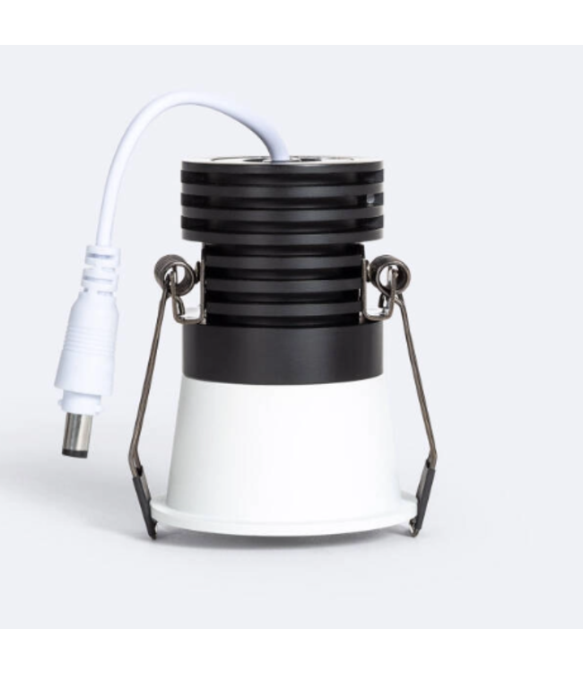 Spot encastrable véranda IP44 7W dimmable blanc scie 55mm