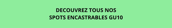 Découvrez tous nos spots encastrables GU10