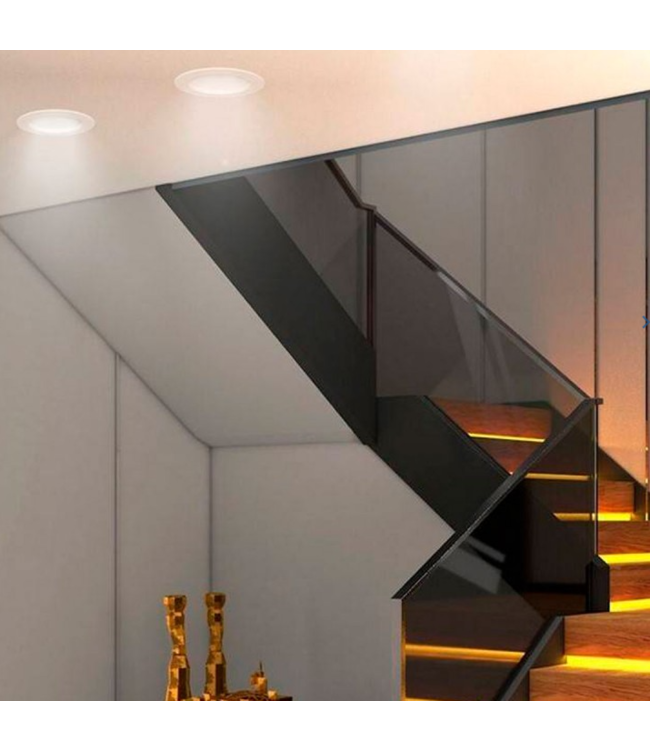 Inbouwspot zaagmaat 190mm 25W LED lage inbouwdiepte