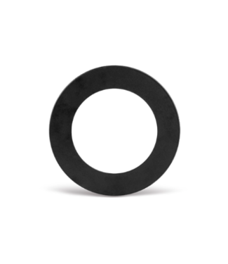 Reductiering binnenkant 75mm buitenmaat 115mm zwart