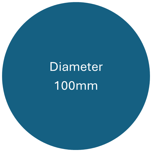 Diameter 100mm