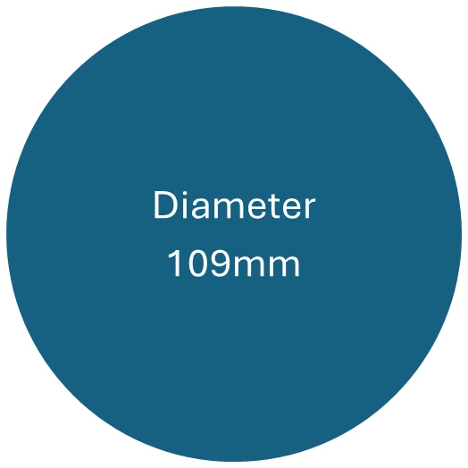 Diameter 109mm