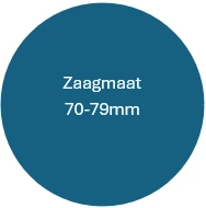 Zaagmaat 70-79mm