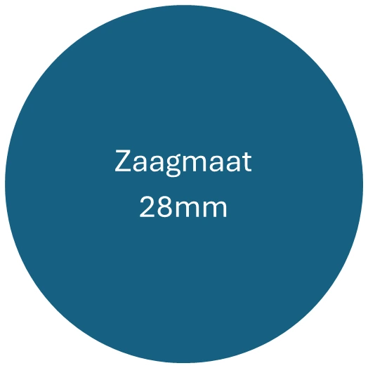 Zaagmaat 28mm