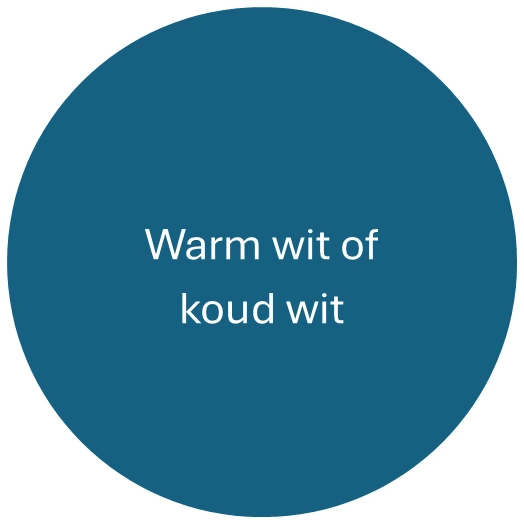 Warm wit of koud wit
