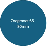 Zaagmaat 65-80mm