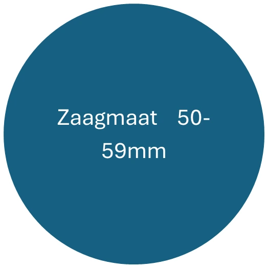 Zaagmaat 50-59mm