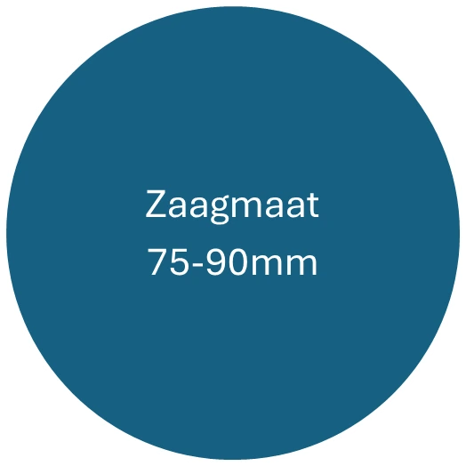 Zaagmaat 75-90mm