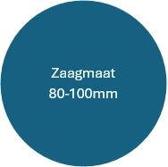 Zaagmaat 80-100mm