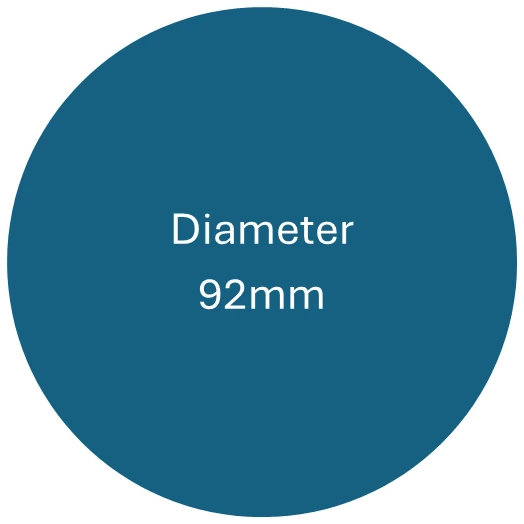 Diameter 92mm