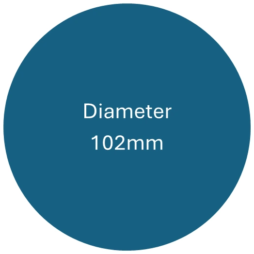 Diameter 102mm