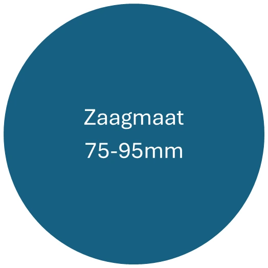 Zaagmaat 75-95mm