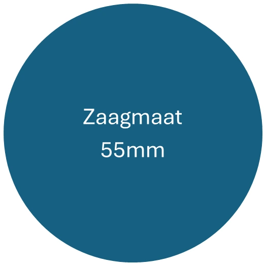 Zaagmaat 55mm
