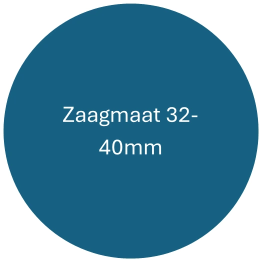 Zaagmaat 32-40mm