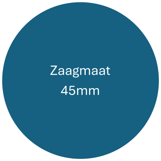 Zaagmaat 45mm