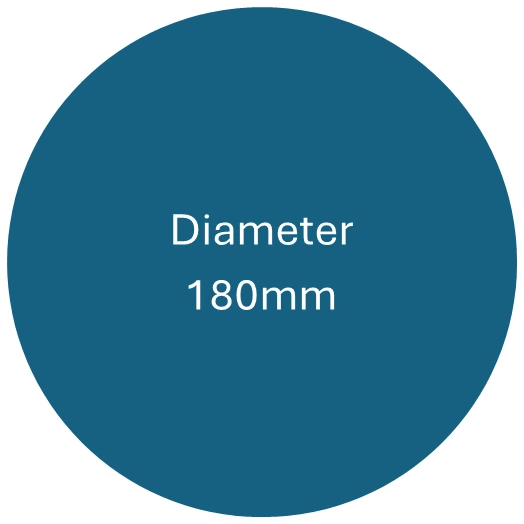 Diameter 180mm
