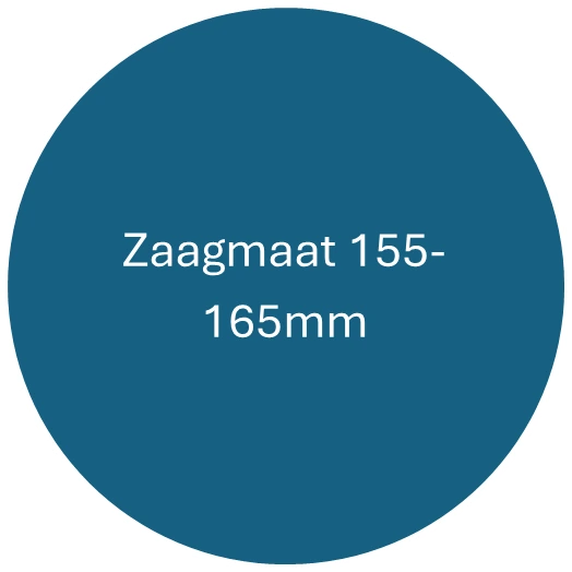 Zaagmaat 155-165mm