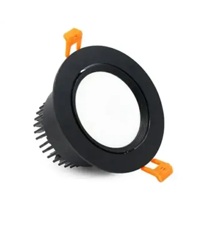 Spot encastrable 110 mm noir LED 12 mm scie 95 mm