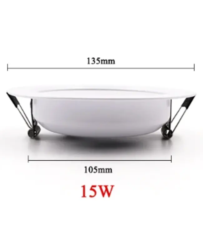 Spot encastrable extra plat LED 15W diamètre 135 mm