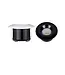 Spot encastrable diamètre 50 mm 5W LED blanc, noir dimmable faible hauteur