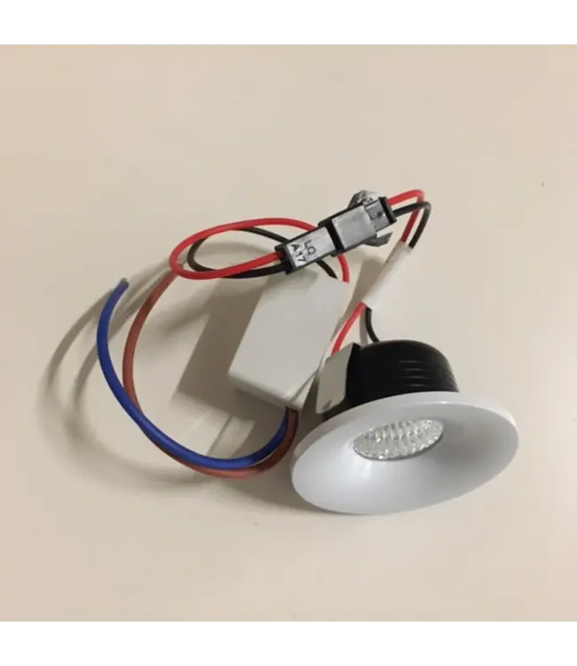 Inbouwspot 35mm zaagmaat 5W LED wit of zwart dimbaar