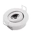 Platte inbouwspot 3W LED wit of grijs 20 mm hoog