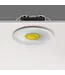 Kleine inbouwspot 3W LED wit of goud lage inbouwdiepte