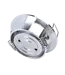 Platte inbouwspot 3W LED wit of grijs 20 mm hoog