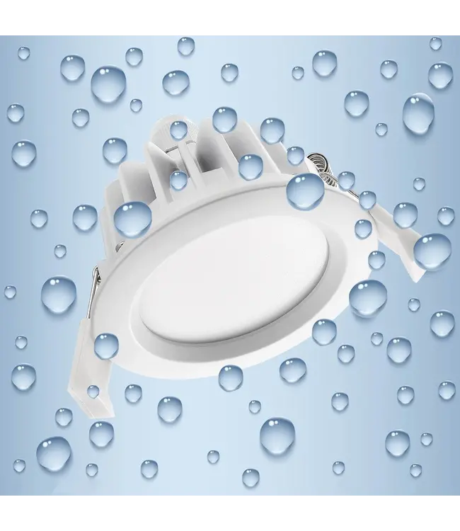 Waterdichte spot badkamer IP65 12W 95mm zaagmaat