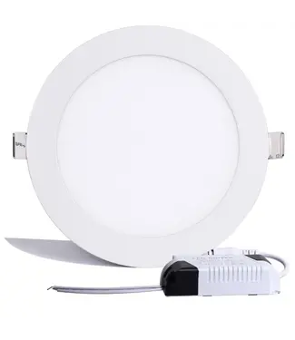 LED paneel rond 15W zaagmaat 170mm dimbaar