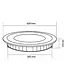 Pavé lumineux LED 48W blanc diamètre 600 mm dimmable