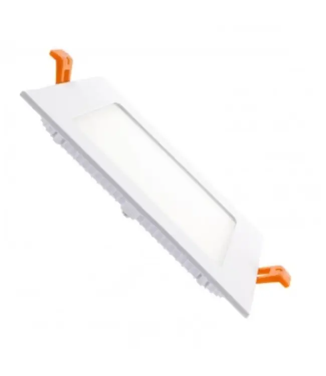 Vierkante spot inbouw LED 9W lage inbouwdiepte dimbaar