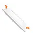 Vierkante spot inbouw LED 9W lage inbouwdiepte dimbaar