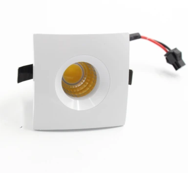 Mini LED inbouwspot 3W vierkant zaagmaat 42mm