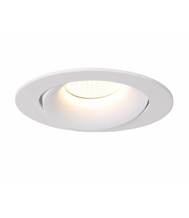 Spot encastrable diamètre 85 mm blanc design GU10
