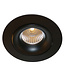 Spot encastrable orientable noir GU10 design diamètre 85 mm