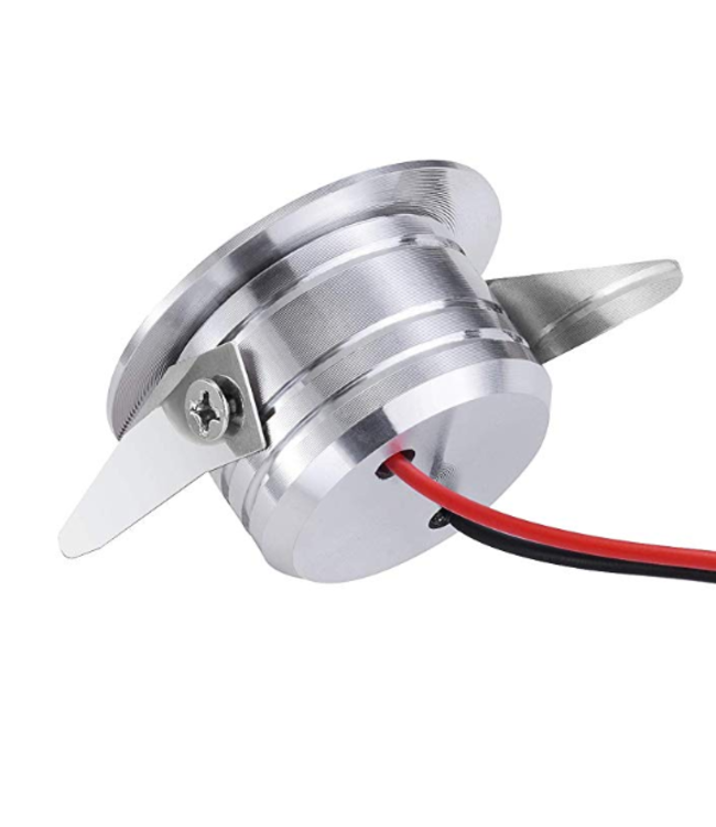 Mini inbouw LED zaagmaat 35mm mini LED 3W zilver