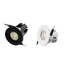 Inbouwspot kleine diameter wit of zwart 3W 30mm zaagmaat