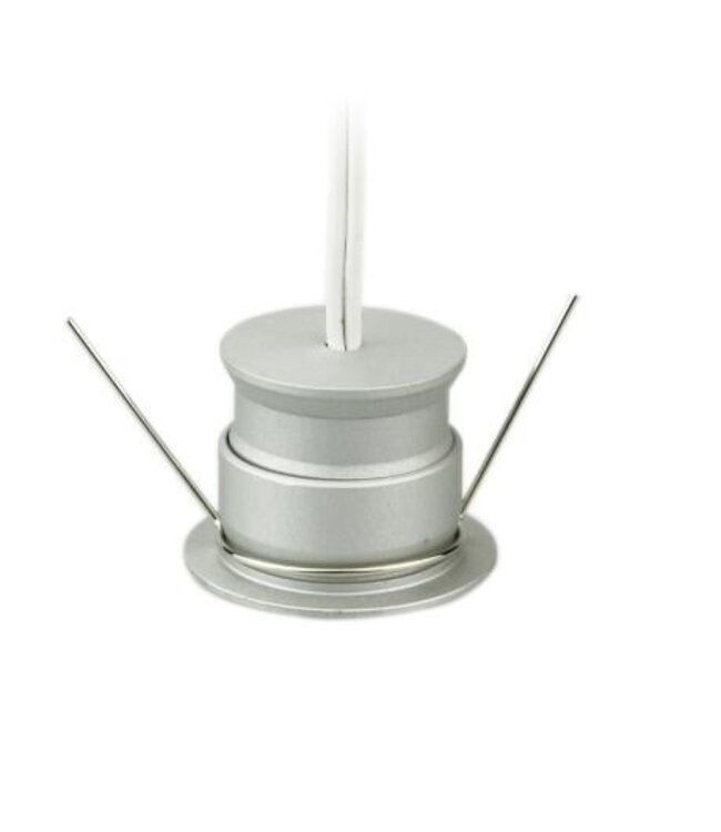 Mini spot LED encastrable 4W scie 30mm gris
