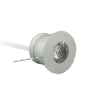 Mini LED spot inbouw 4W 30mm zaagmaat grijs