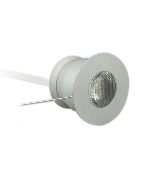 Mini LED spot inbouw 4W 30mm zaagmaat grijs