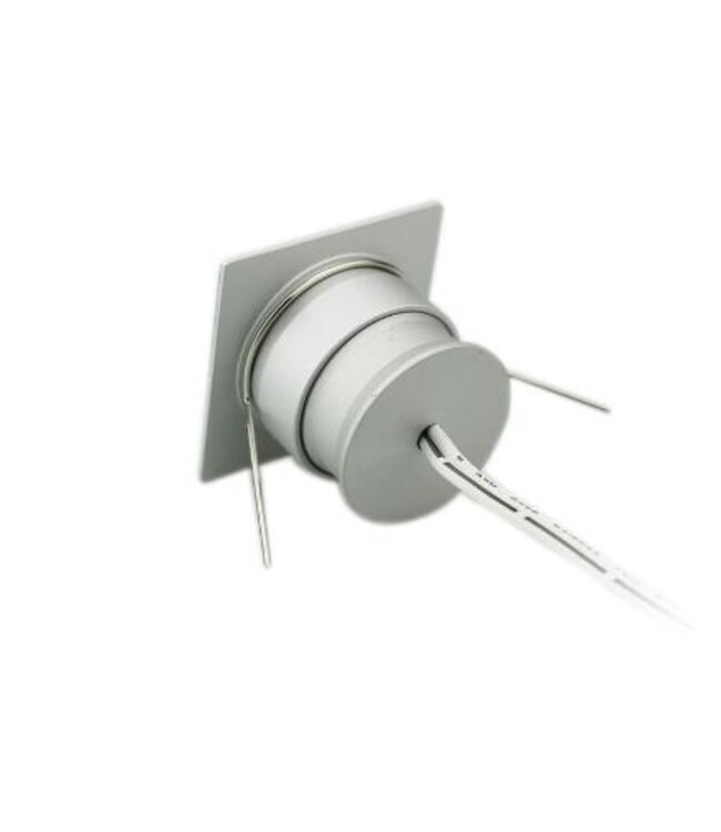 Mini LED encastrable 4W scie 30mm carré gris