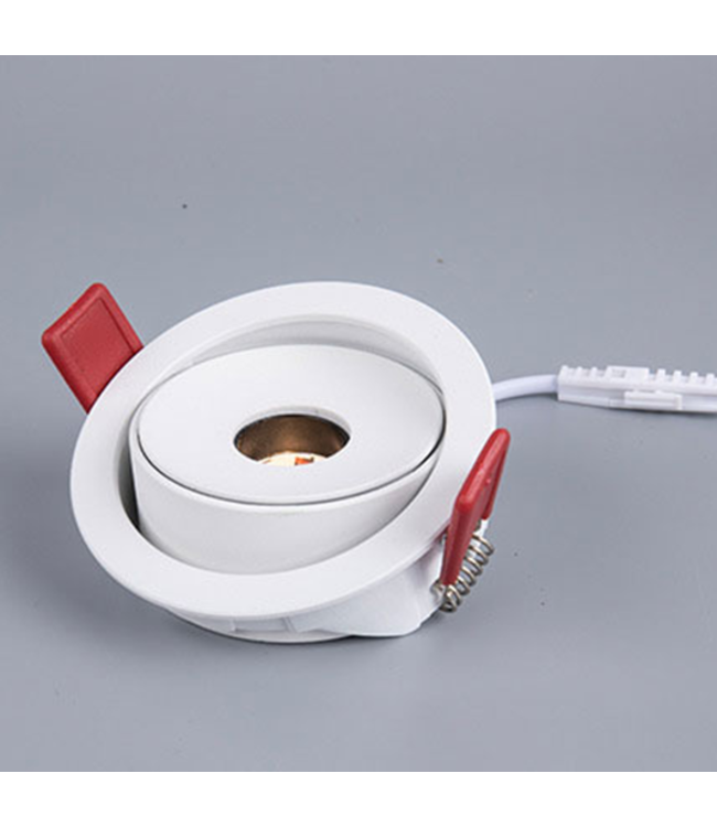 LED spot 8 graden of 15 graden 7W wit zaagmaat 75mm