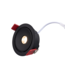Spot LED faisceau concentré 7W 8° ou 15° noir découpe 75mm