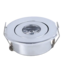 Platte inbouwspot 3W LED wit of grijs 20 mm hoog