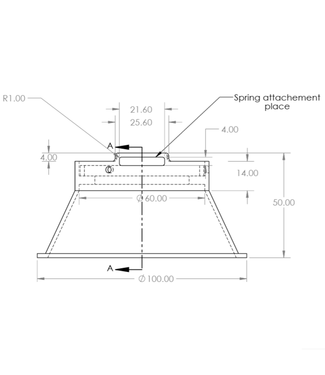 Spot encastrable 100 mm profond blanc GU10