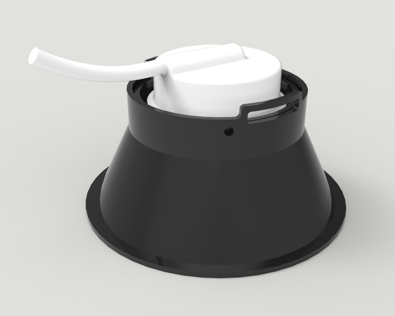 Inbouwspot zwart goud in combinatie met lage led module
