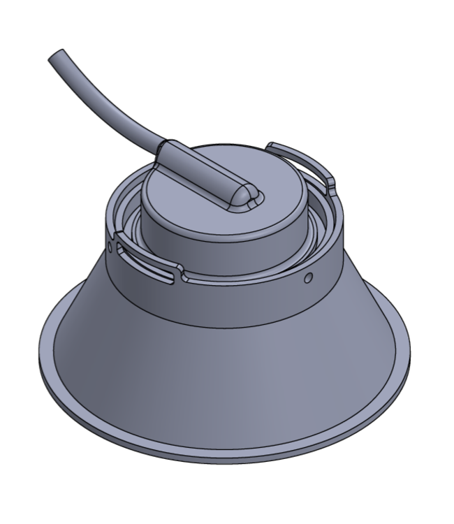 Zwarte inbouwspot 100mm diameter GU10